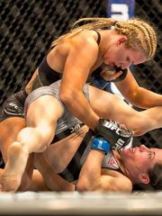 UFC 218: Angela Magana gets knocked out..