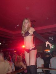 Lovely striptease hookup soiree display