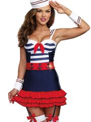 Womens marvelous blue Navy sailor chick