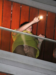 Katy Perry Upskirt And Bosom On Balcony