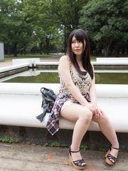 Japanese chick Satomi from central park