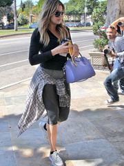 Khloe Kardashian in Stretch pants Out..